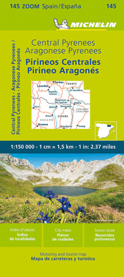 Michelin Hochpyrenäen, Central Pyrenees/Aragonese Pyrenees, Pirineos Centrales/Pirineo Aragonés