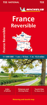Michelin Frankreich doppelseitig/France reversible