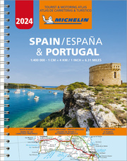 Michelin Straßenatlas Spanien & Portugal mit Spiralbindung 2024 - Spain/España & Portugal, Tourist & Motoring Atlas/Atlas de Carreteras & Turistico