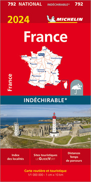 Michelin Frankreich 2024 (widerstandsfähig)/France 2024 - Indechirable