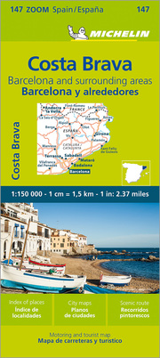 Michelin Costa Brava, Barcelona Surroundings/Barcelona y alrededores/Costa Brava, Barcelona und Umgebung