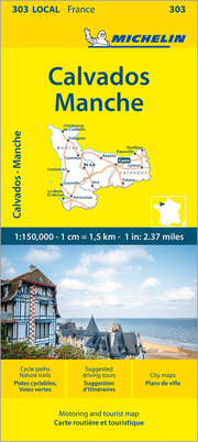 Michelin Calvados, Manche/Normandie West - Cover