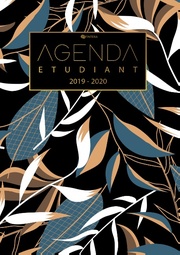Agenda Etudiant 2019/2020 - Calendrier, Agenda Semainier de Août 2019 à Août 2020 et Agenda Journalier Scolaire - Cadeau Enfant et Étudiant