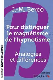 Pour distinguer le magnétisme de l'hypnotisme (grands caractères) - Cover