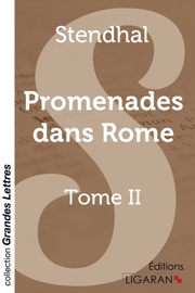 Promenades dans Rome (grands caractères) - Cover