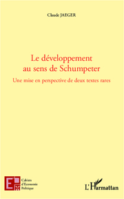 Le développement au sens de Schumpeter - Cover