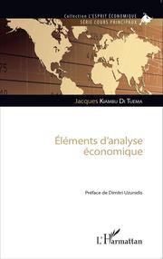 Eléments d'analyse économique - Cover