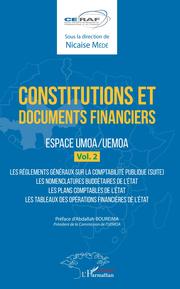Constitutions et documents financiers Vol 2 Espace UMOA/UEMOA