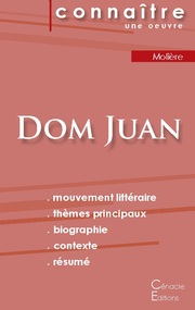 Fiche de lecture Dom Juan de Molière (analyse littéraire de référence et résumé complet) - Cover