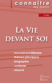 Fiche de lecture La Vie devant soi de Romain Gary (Analyse littéraire de référence et résumé complet) - Cover
