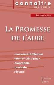 Fiche de lecture La Promesse de l'aube de Romain Gary (Analyse littéraire de référence et résumé complet) - Cover