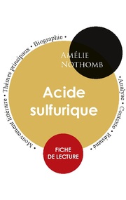 Fiche de lecture Acide sulfurique (Étude intégrale) - Cover