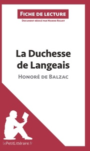 La Duchesse de Langeais d'Honoré de Balzac (Fiche de lecture)