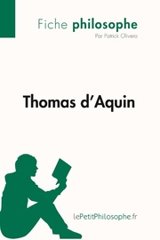 Thomas d'Aquin (Fiche philosophe) - Cover