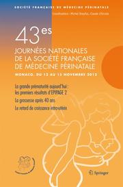 43es Journées nationales de la Société française de médecine périnatale