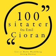 100 sitater fra Emil Cioran - Cover