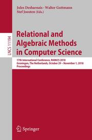 Relational and Algebraic Methods in Computer Science - Cover