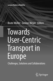Towards User-Centric Transport in Europe - Cover