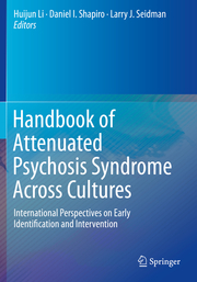 Handbook of Attenuated Psychosis Syndrome Across Cultures - Cover