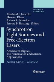 Synchrotron Light Sources and Free-Electron Lasers - Cover