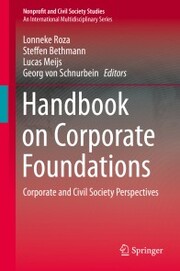 Handbook on Corporate Foundations - Cover