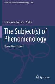 The Subject(s) of Phenomenology - Cover
