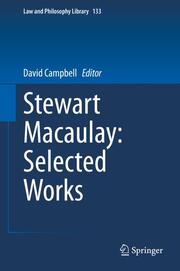 Stewart Macaulay: Selected Works - Cover