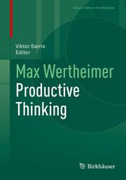 Max Wertheimer Productive Thinking - Cover