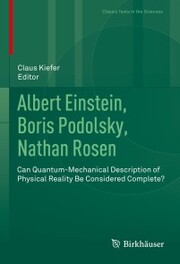 Albert Einstein, Boris Podolsky, Nathan Rosen - Cover