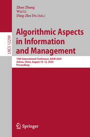 Algorithmic Aspects in Information and Management - Cover