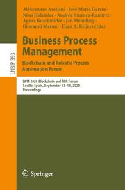 Business Process Management: Blockchain and Robotic Process Automation Forum - Cover