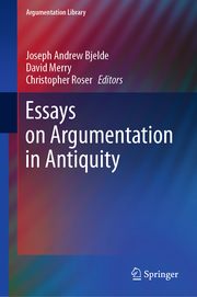 Essays on Argumentation in Antiquity - Cover