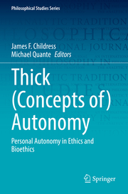 Thick (Concepts of) Autonomy - Cover
