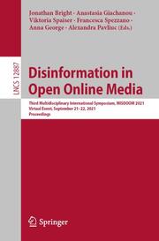 Disinformation in Open Online Media - Cover