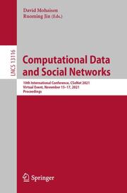 Computational Data and Social Networks - Cover