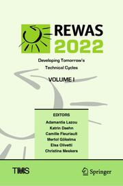 REWAS 2022: Developing Tomorrows Technical Cycles (Volume I)
