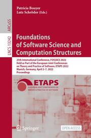Foundations of Software Science and Computation Structures - Cover