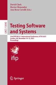 Testing Software and Systems - Cover