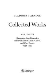 VLADIMIR I. ARNOLDCollected Works
