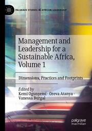 Management and Leadership for a Sustainable Africa, Volume 1 - Cover