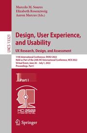 Design, User Experience, and Usability: UX Research, Design, and Assessment - Cover