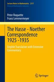 The Hasse - Noether Correspondence 1925 -1935 - Cover