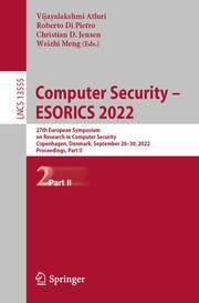 Computer Security - ESORICS 2022