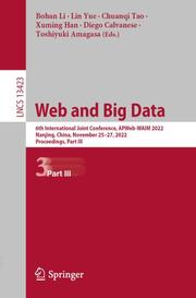 Web and Big Data - Cover