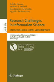 Research Challenges in Information Science: Information Science and the Connected World - Cover