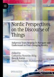 Nordic Perspectives on the Discourse of Things - Cover