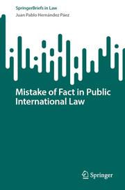 Mistake of Fact in Public International Law - Cover