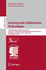 Learning and Collaboration Technologies - Cover