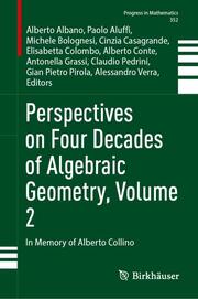 Perspectives on Four Decades of Algebraic Geometry, Volume 2 - Cover