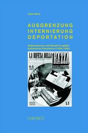 Ausgrenzung, Internierung, Deportation